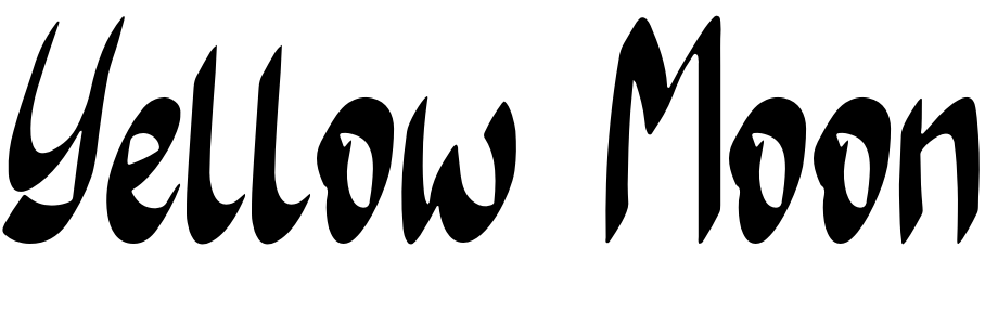 Font Yellow Moon