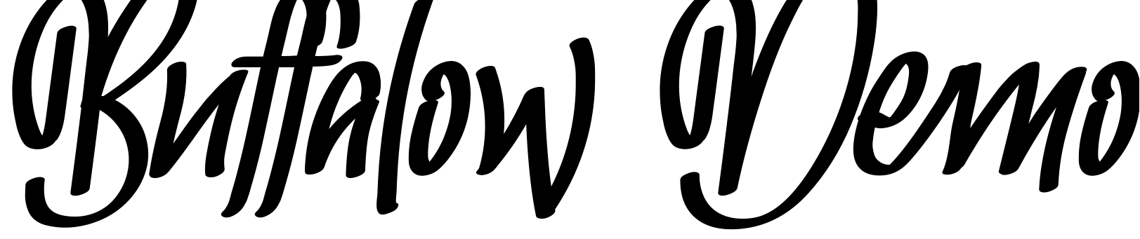 Font Buffalow Demo