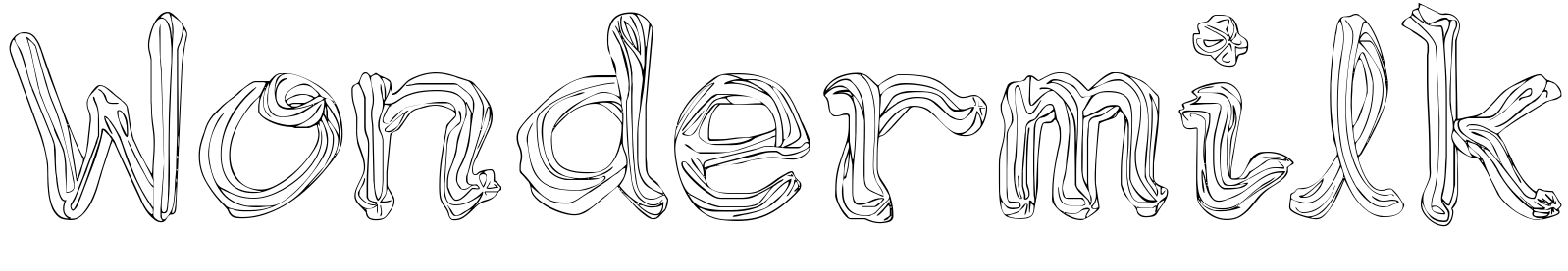 Font Wondermilk