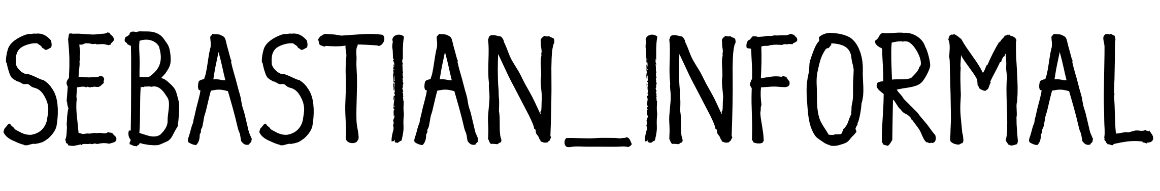 Font SEBASTIAN_INFORMAL
