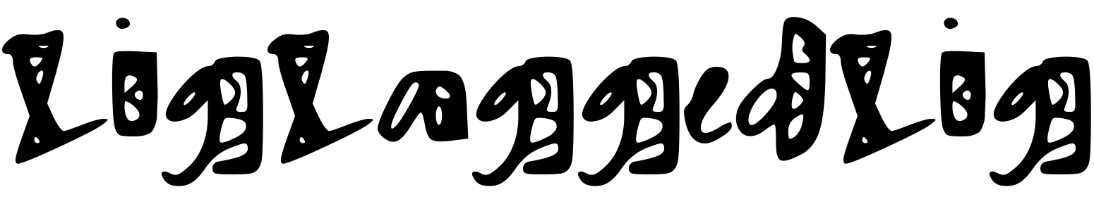 Font ZigZaggedZig