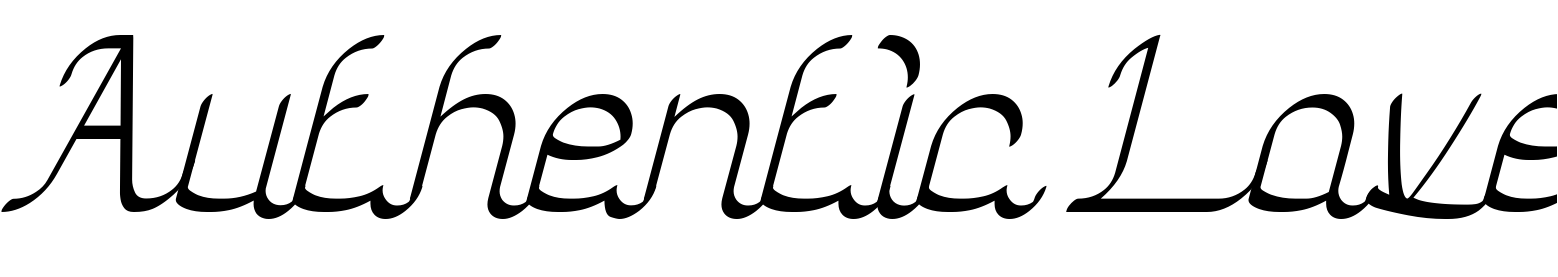 Font Authentic Love