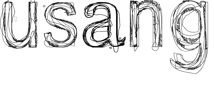 Font usang