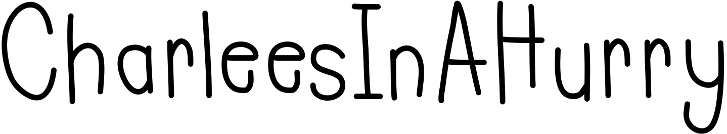 Font CharleesInAHurry
