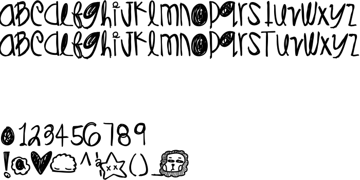 Font DiamondsPearls