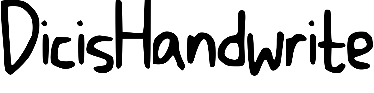 Font DicisHandwrite