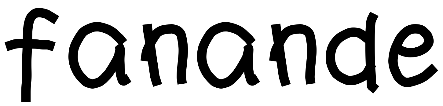 Font fanande
