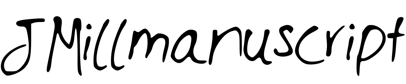 Font JMillmanuscript