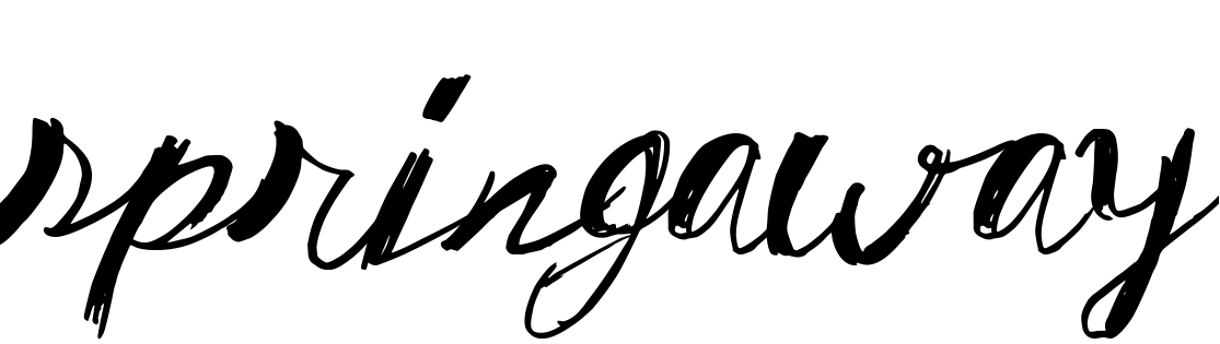 Font SpringAway