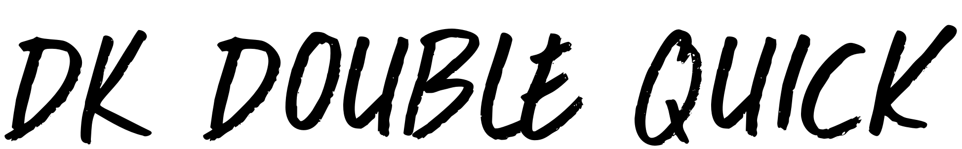 Font DK Double Quick
