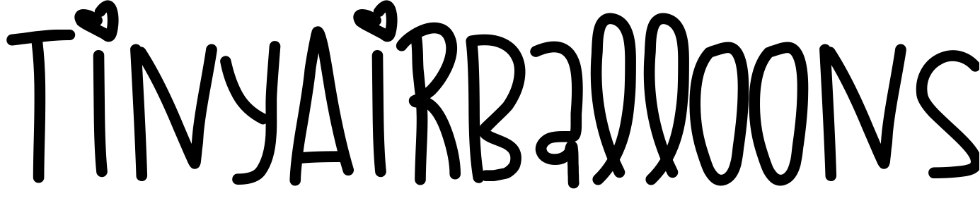 Font TinyAirBalloons