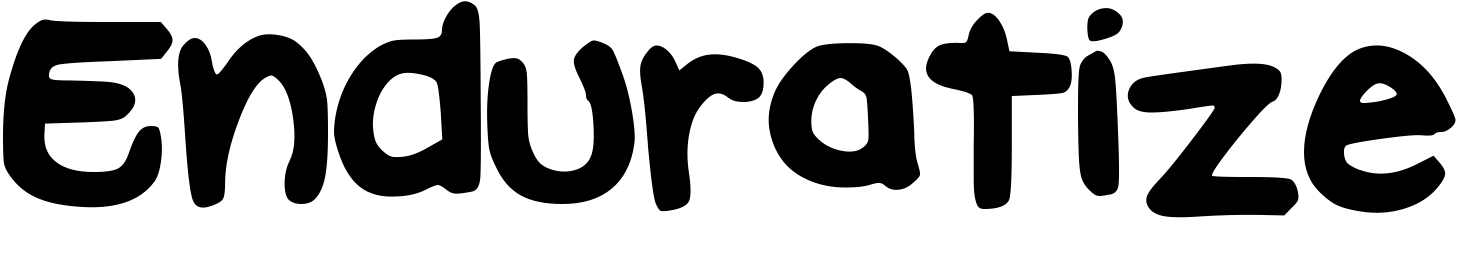 Font Enduratize