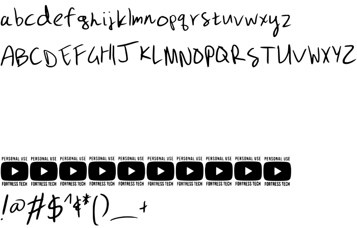 Font Gizmo Pencil Personal Use