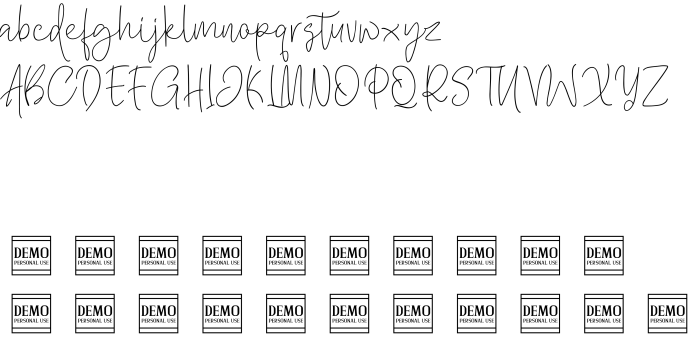 Font Wilgaty Pen DEMO