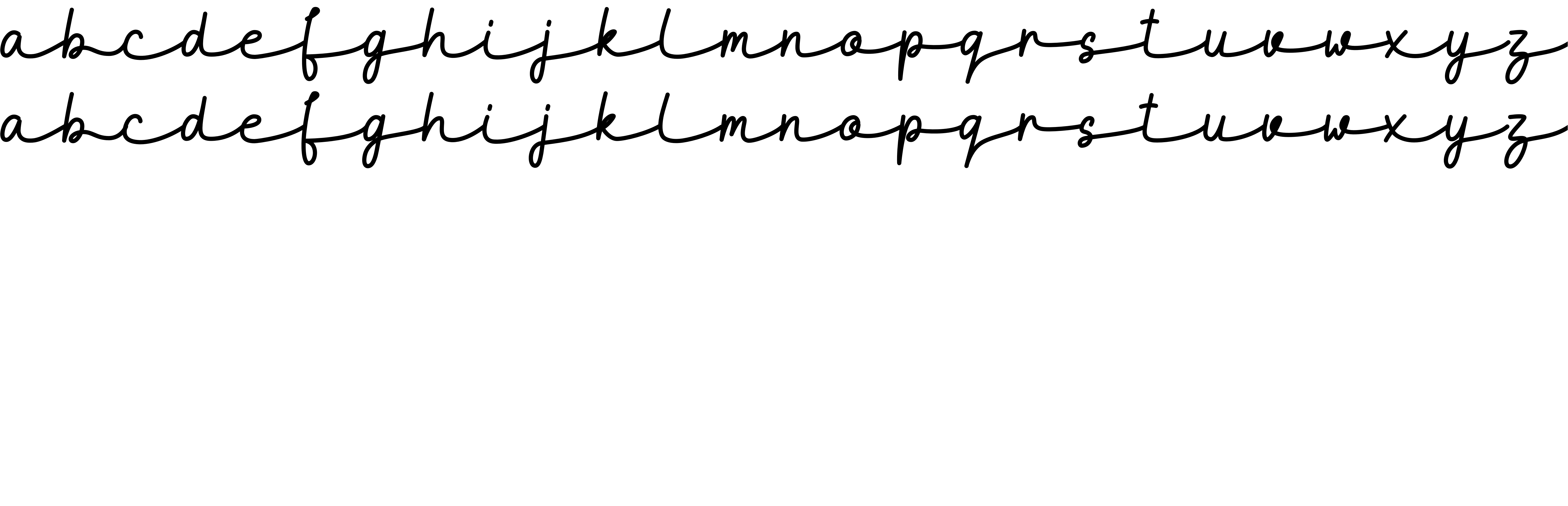 Preview font MaidenhairDEMO