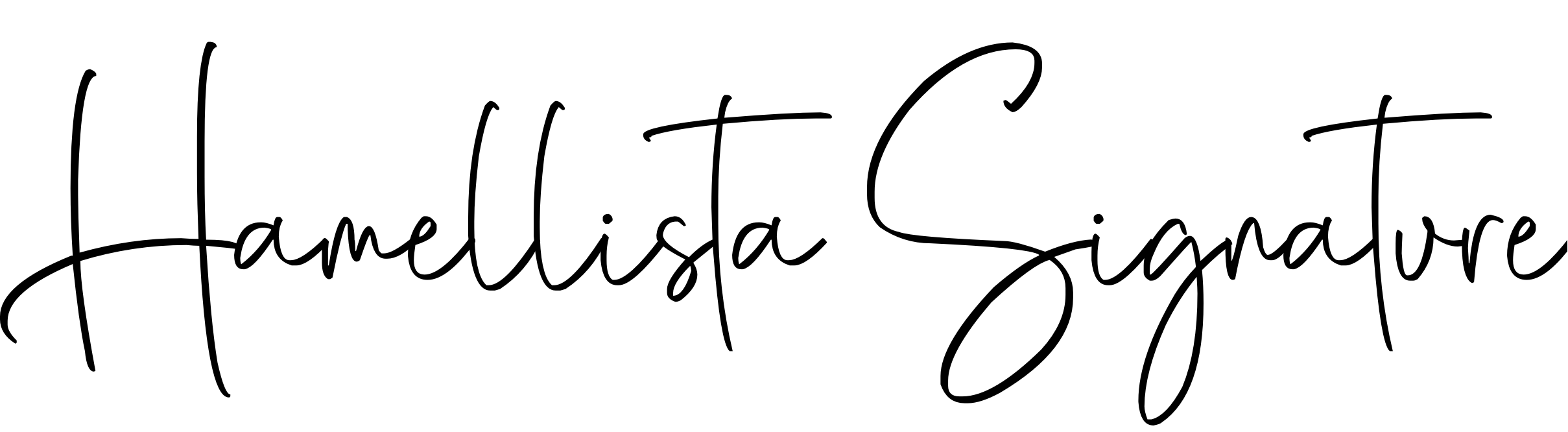 Font Hamellista Signature