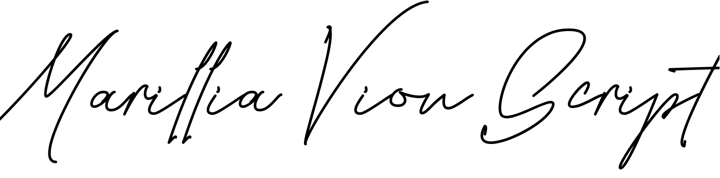 Font Marillia Vion Script