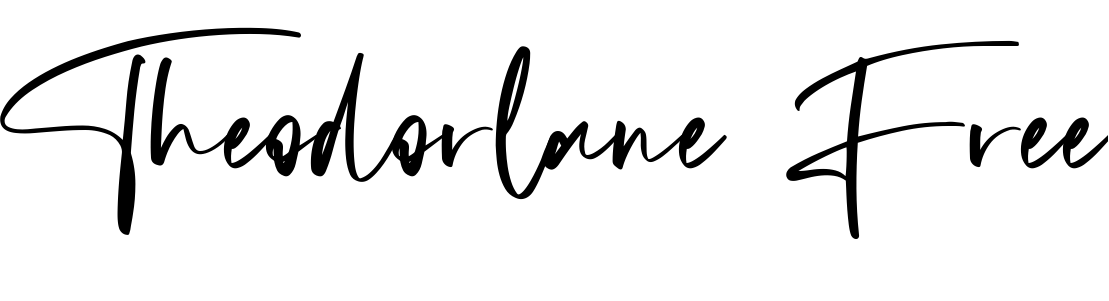 Font Theodorlane Free