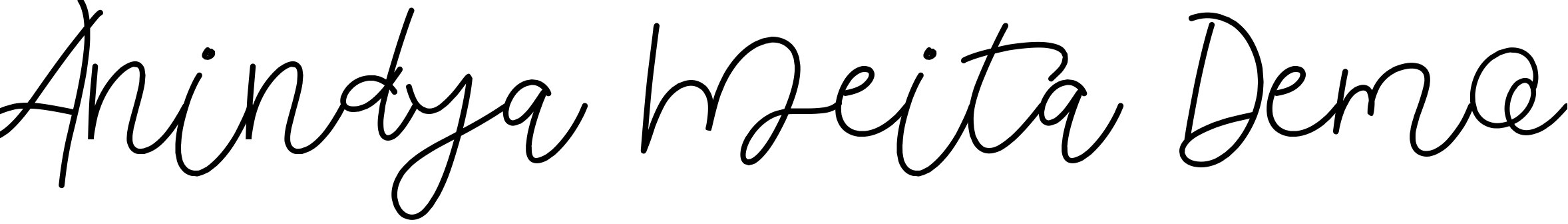 Font Anindya Meita Demo