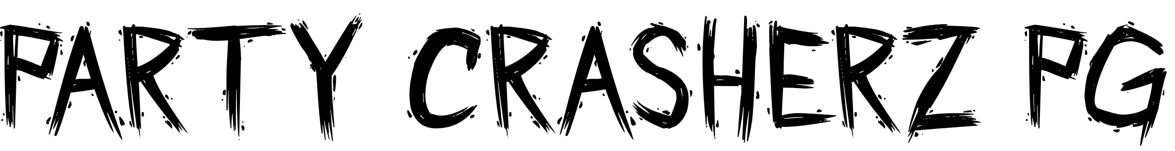 Font Party Crasherz PG