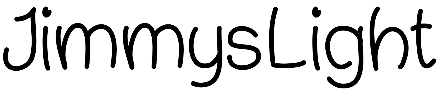Font JimmysLight
