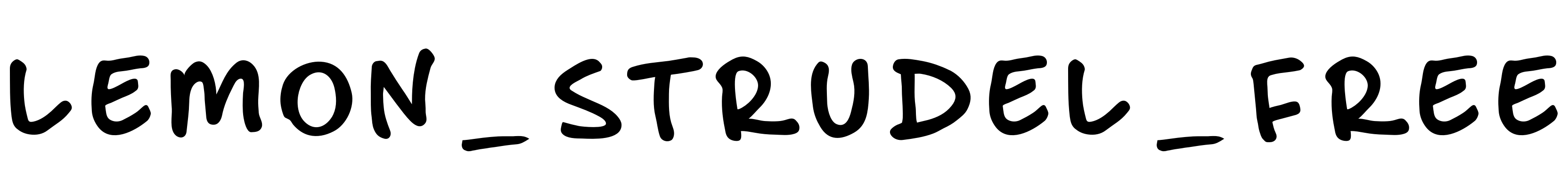 Font lemon_strudel_free