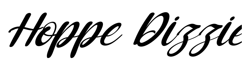 Font Hoppe Dizzie
