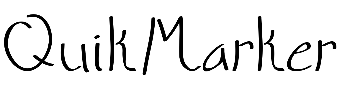 Font QuikMarker