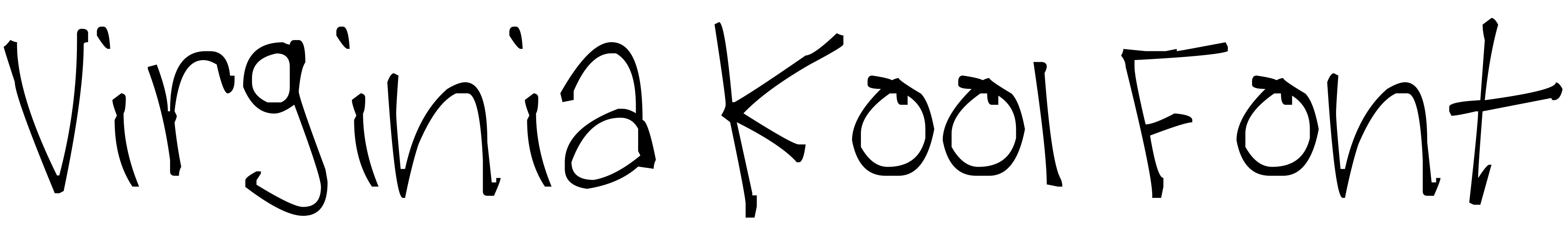 Font Virginia Kool Font