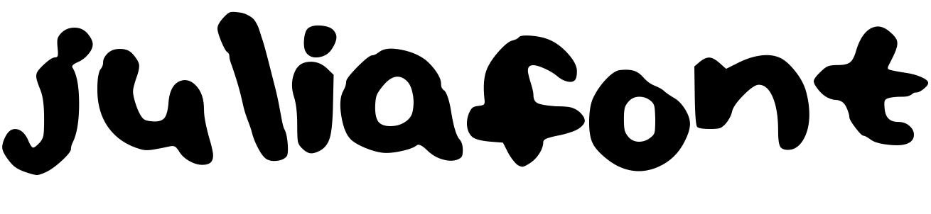 Font juliafont