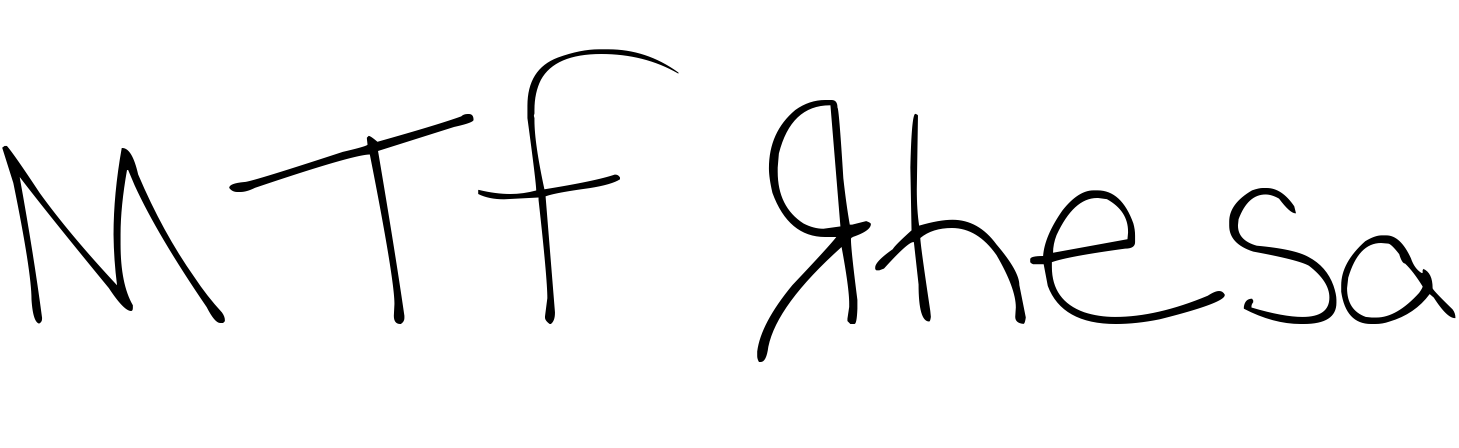 Font MTF Rhesa