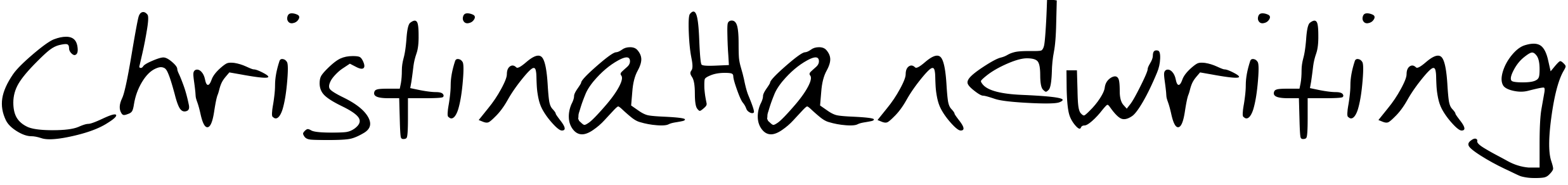 Font ChristinaHandwriting