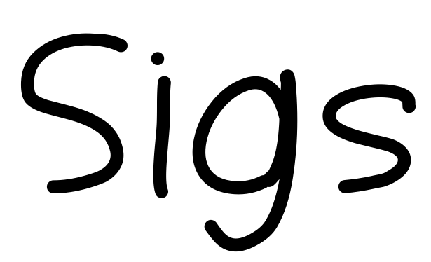 Font Sigs