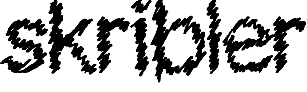 Font skribler