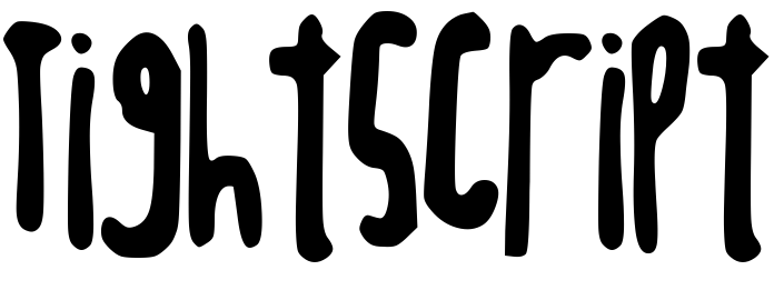 Font TightScript