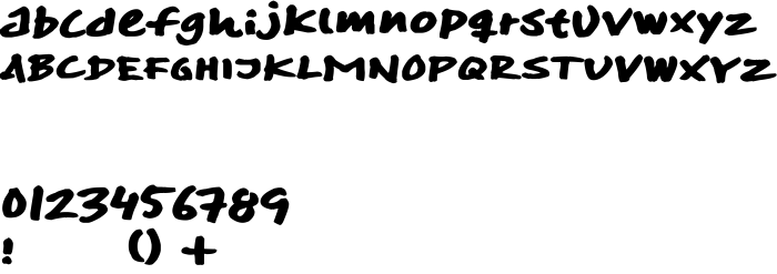 Font SkitserMarker