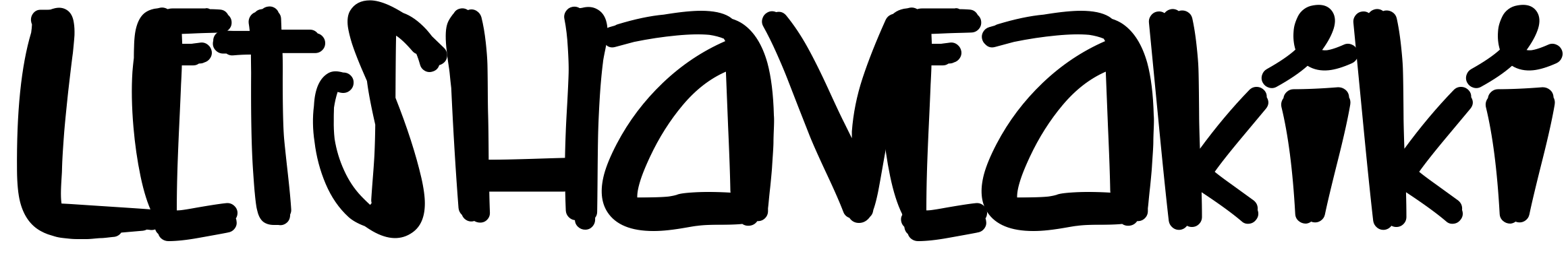 Font LetsHaveAKiki