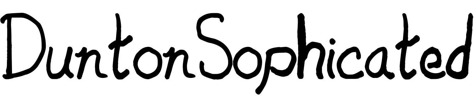 Font DuntonSophicated