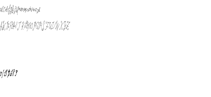 Font LastHand