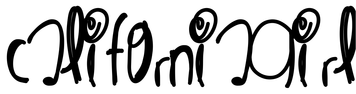 Font CaliforniaGirl