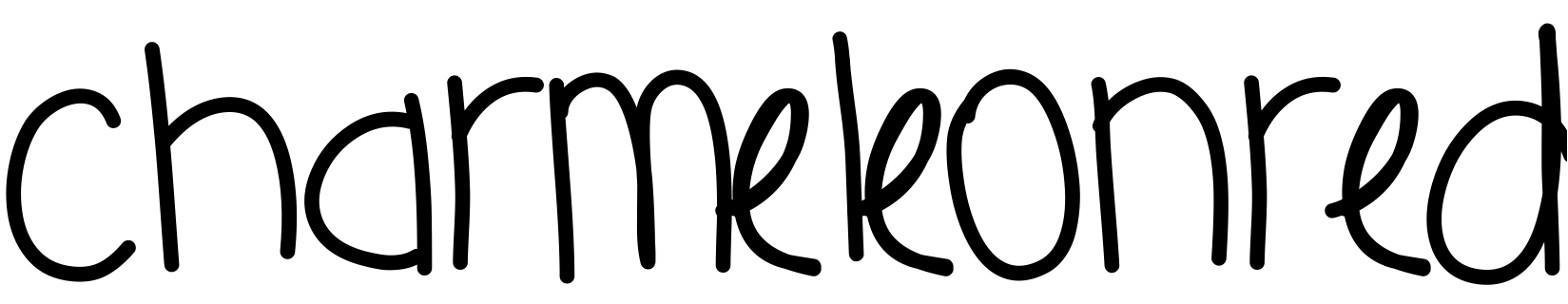 Font CharmeleonRed