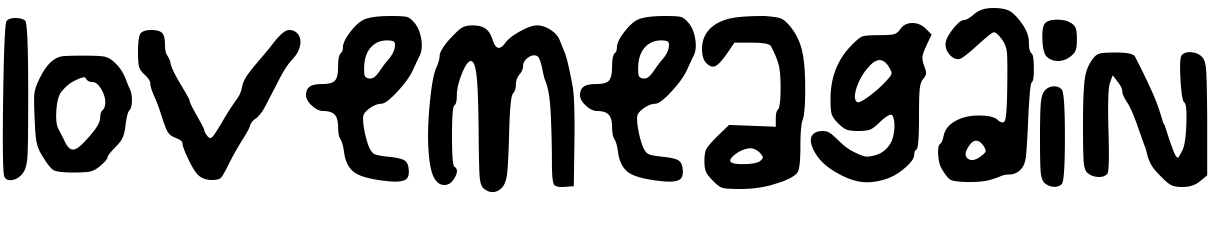 Font LoveMeAgain