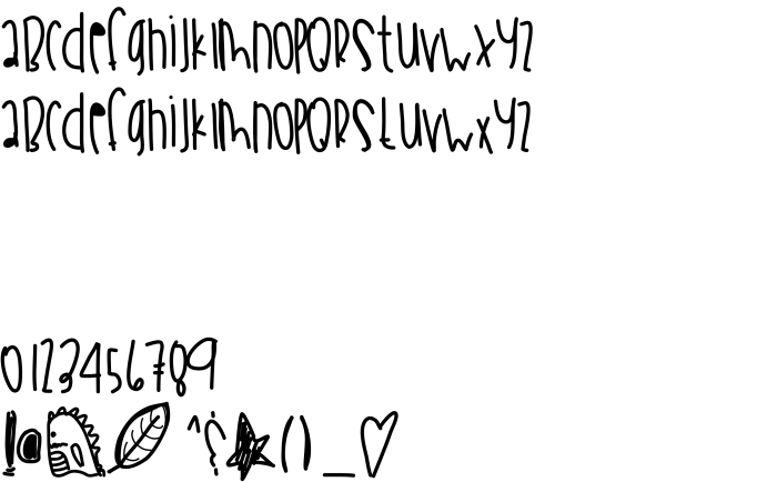 Font WildThingsZoo