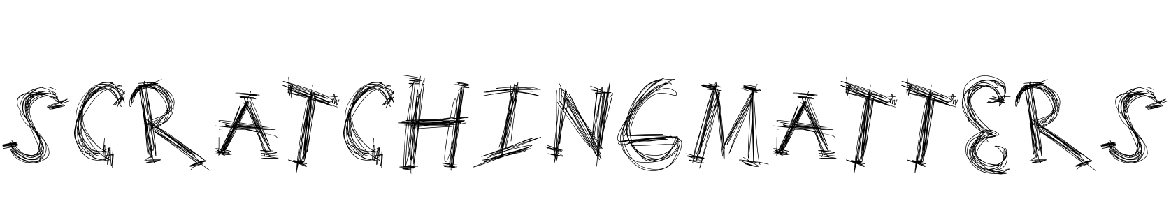Font ScratchingMatters