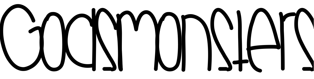 Font GodsMonsters