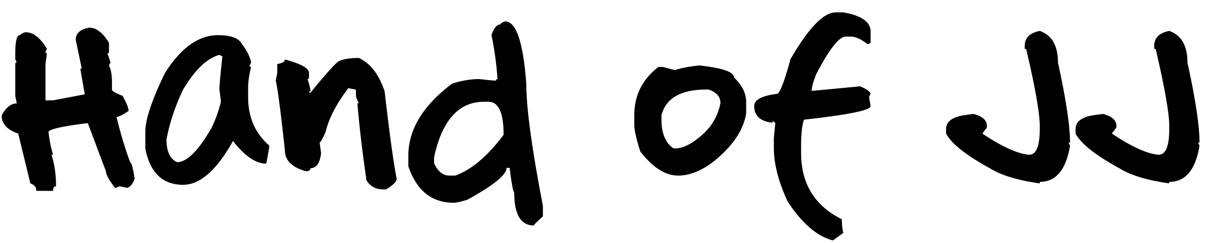 Font Hand of JJ