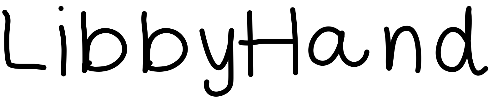 Font LibbyHand