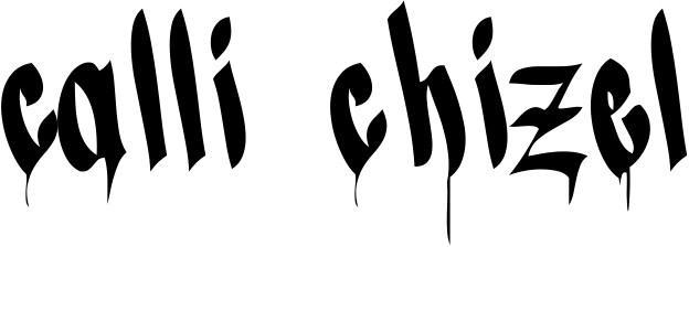 Font CALLI CHIZEL