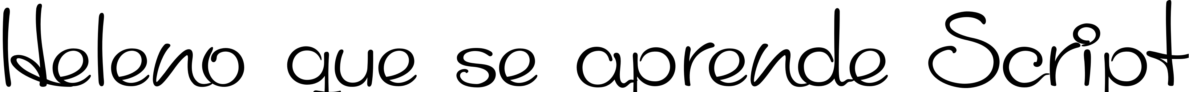 Font Heleno que se aprende Script