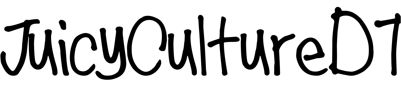 Font JuicyCultureDT